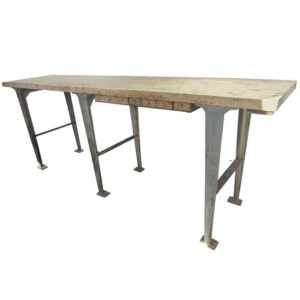 French Art Deco Style Iron Dining Table