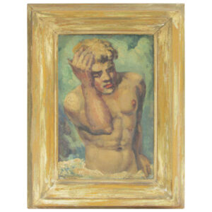 Big Bold Painting of a Boxer