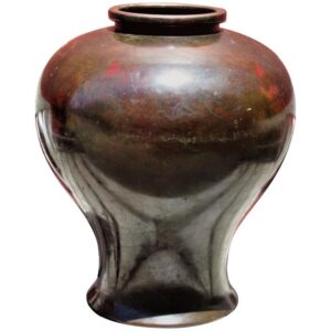 James Johnston Cubist Brass Vases 1980's