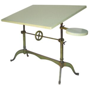 Brass X Drum Table