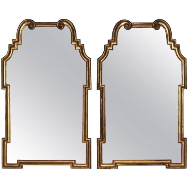 1960's Neoclassical Venetian Glass Mirror