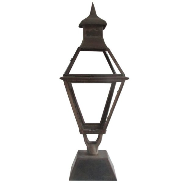 Tole Painted Metal Bamboo Chandelier