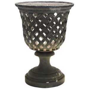 Wrought Iron Clam Shell Chairs by Homecrest