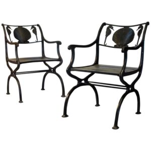 Louis XV Style Chairs Hollywood Regency