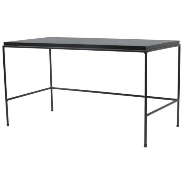 Rare Bronze & Rosewood Table by Edward Wormley for Dunbar