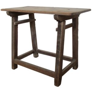 Ebonized Faux Bamboo Coffee Table with Brass Tray by Yale Burge