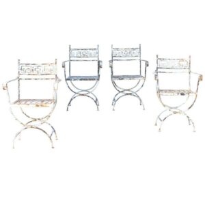 Mategot style French Wire Armchairs