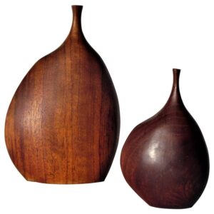 Teak Candlesticks Made in Denmark