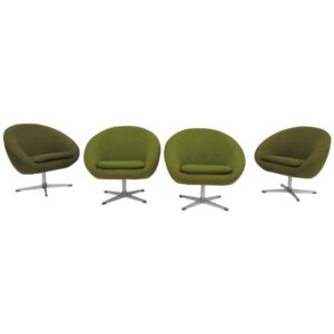 Neoclassical Iron & Brass X Back Chairs