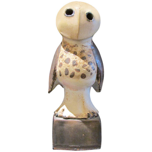 Rare Modernist Ceramic Cat Sculpture by Fantoni
