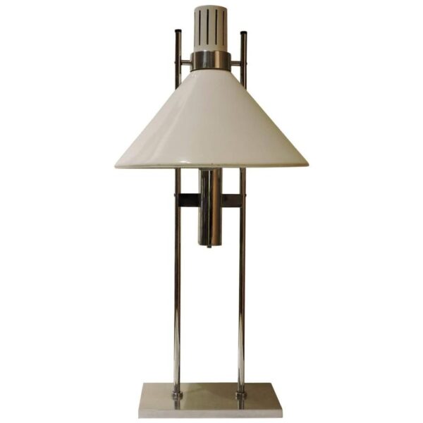 Jean Cocteau style Satyr Lamp Fortuny Shade