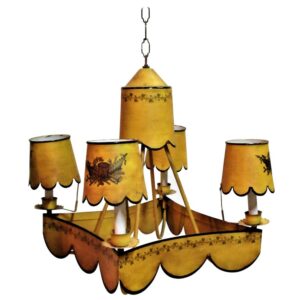 Double Lotus Pendant Chandelier